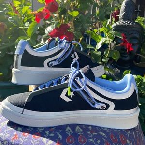 😎 New Reflective Converse Pro Leather OX Low Top Running Sneakers 😎